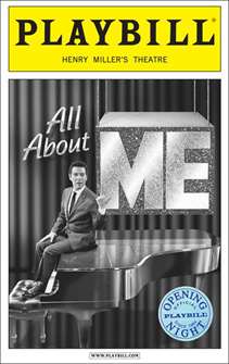 All About Me Limited Edition Official Opening Night Playbill - Michael Feinstein Cover 